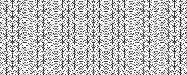 black white art Deco seamless © Sutana