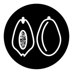 papaya illustration