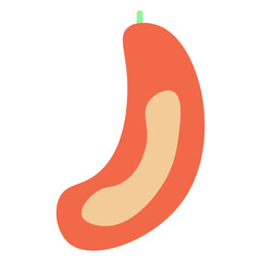 papaya illustration