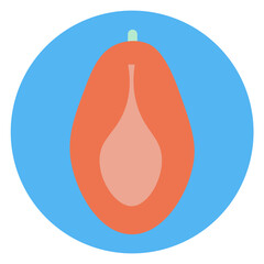 papaya illustration