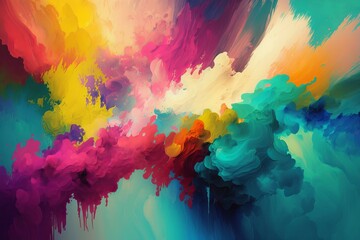abstract oil painting colorful abstract background