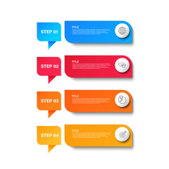Business data visualization. Process chart. Abstract elements of graph, diagram with steps, options, parts or processes. Vector business template for presentation. Creative concept for infographic.
