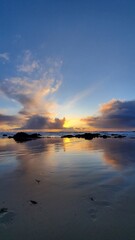 Sunset over the Ocean