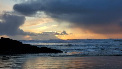 Sunset over the Ocean