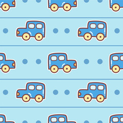 seamless background with cars