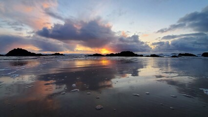 Pacific Ocean Beach in Oregon