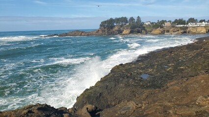 Pacific Ocean Beach in Oregon