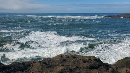Pacific Ocean Beach in Oregon