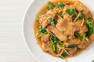 Stir Fried Fish with Chinese Celery