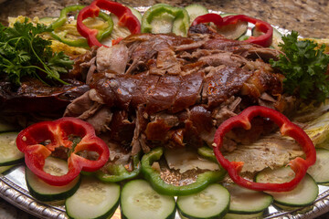 Plated Peking Duck
