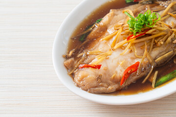 Steamed Fish with Soy Sauce