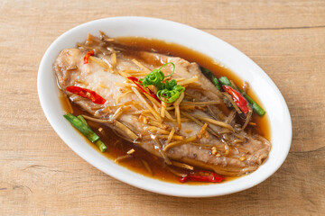 Steamed Fish with Soy Sauce