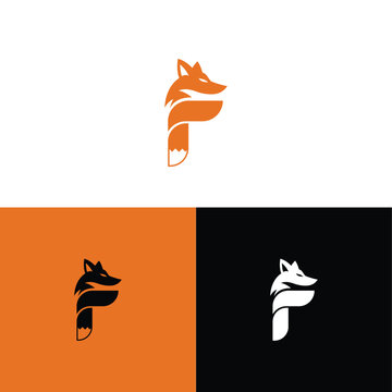 The letter F logo is shaped like a fox