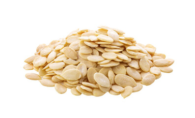Pumpkin seeds isolated on transparent png