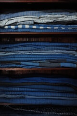 indigo blue fabric cloth