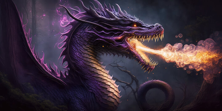 Purple Dragon Images  Browse 1208 Stock Photos Vectors and Video   Adobe Stock