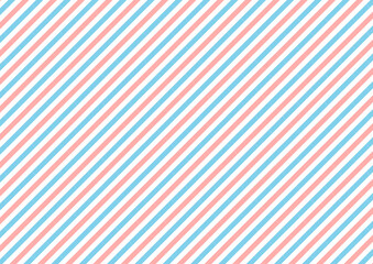 青とピンクのストライプパターン-1- 