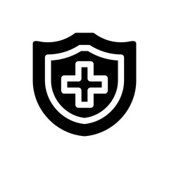 insurance glyph icon