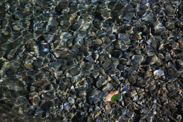 the clear waters of the valley