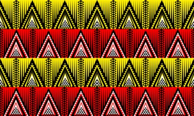 Stickers  seamless pattern with symbols  © Kwanruthai