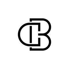 logo design letter CB minimalist unique