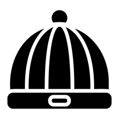 beanie glyph icon