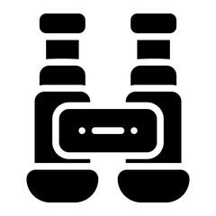 Obraz premium binoculars glyph icon