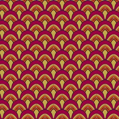 Fototapeta na wymiar pattern, texture, art, decoration, tile, fabric, abstract, wall, traditional, design, old, thai, wallpaper, carpet, textile, thailand, floral, red, colorful, mosaic, antique, ornament, asia, ancient, 