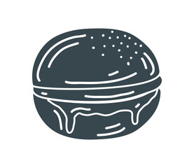 macaroon bakery icon