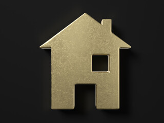 Gold house symbol