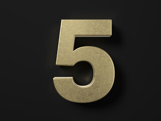 Gold number five
