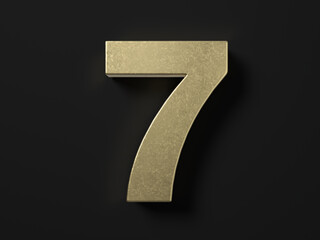 Gold number seven