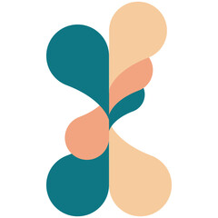 Abstract Modern Flowing Liquid