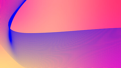 abstract tech lines color gradient background