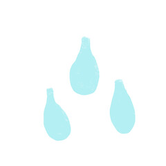 glitter isolated icon star glitter line splash bomb diamond to decorate on work text bubble  violet red blue water drop