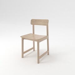 Armchair side view, modern designer furniture, Chair isolated on white background