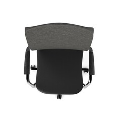 Office Chair top view, modern designer furniture, Chair isolated on white background