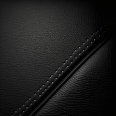 flat black leather background, clean