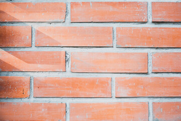 Brick wall background, Outdoor building block wall.