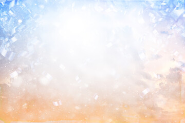 Fototapeta na wymiar background christmas confetti snow abstract falling