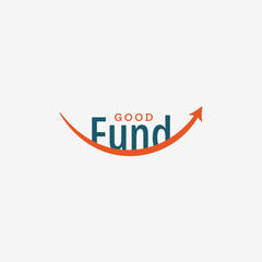 creative good fund logo business vector design template. finance venture capital funds icon logo design vector idea with simple, elegant and modern styles.