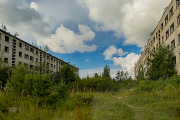 Irbene. Abandoned military unit.