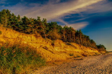 Coastline of Kurzeme.