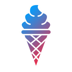 Vector Design Ice Cream Icon Style