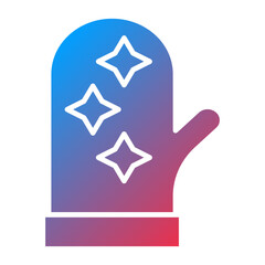 Vector Design Oven Mitt Icon Style