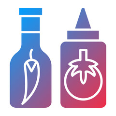 Vector Design Sauce Icon Style