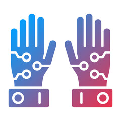 Vector Design Wired Gloves Icon Style