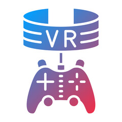 Vector Design Vr Game Icon Style
