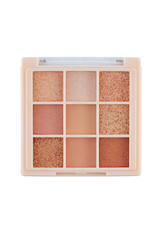 cosmetic makeup shadows in a package