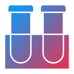 Vector Design Test Tubes Icon Style